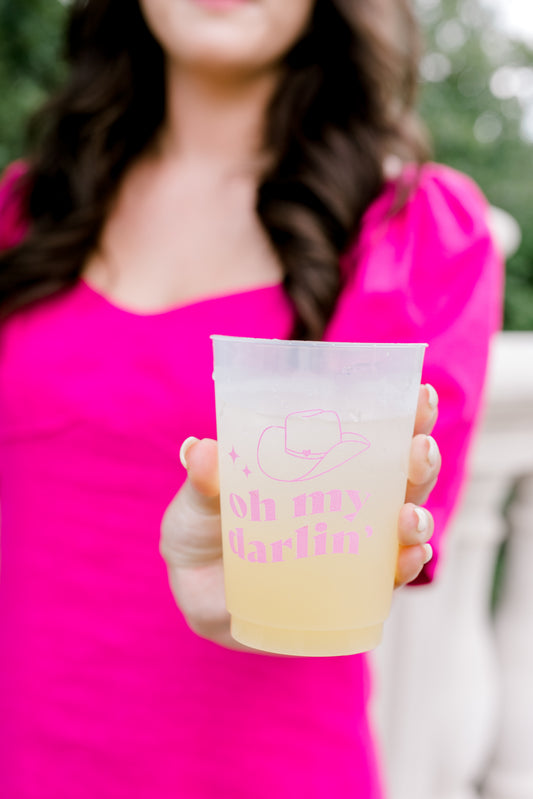 Oh my Darlin Shatterproof Cups, Set of 8